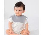 2 sets of solid color 360-degree bib baby saliva towel cotton gauze children's saliva pocket baby bib style2