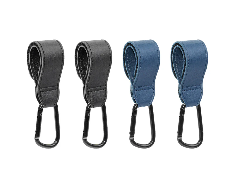 Stroller Hooks for Hanging Bags and Shopping，Universal Stroller Clips for Bags - 4 Pack Style 1