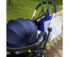 Baby stroller hook trolley hook baby stroller accessories Velcro hook - Blue