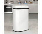 Advwin 50L Motion Sensor Bin Automatic Rubbish Smart Kitchen Waste Trash Can Recycling White