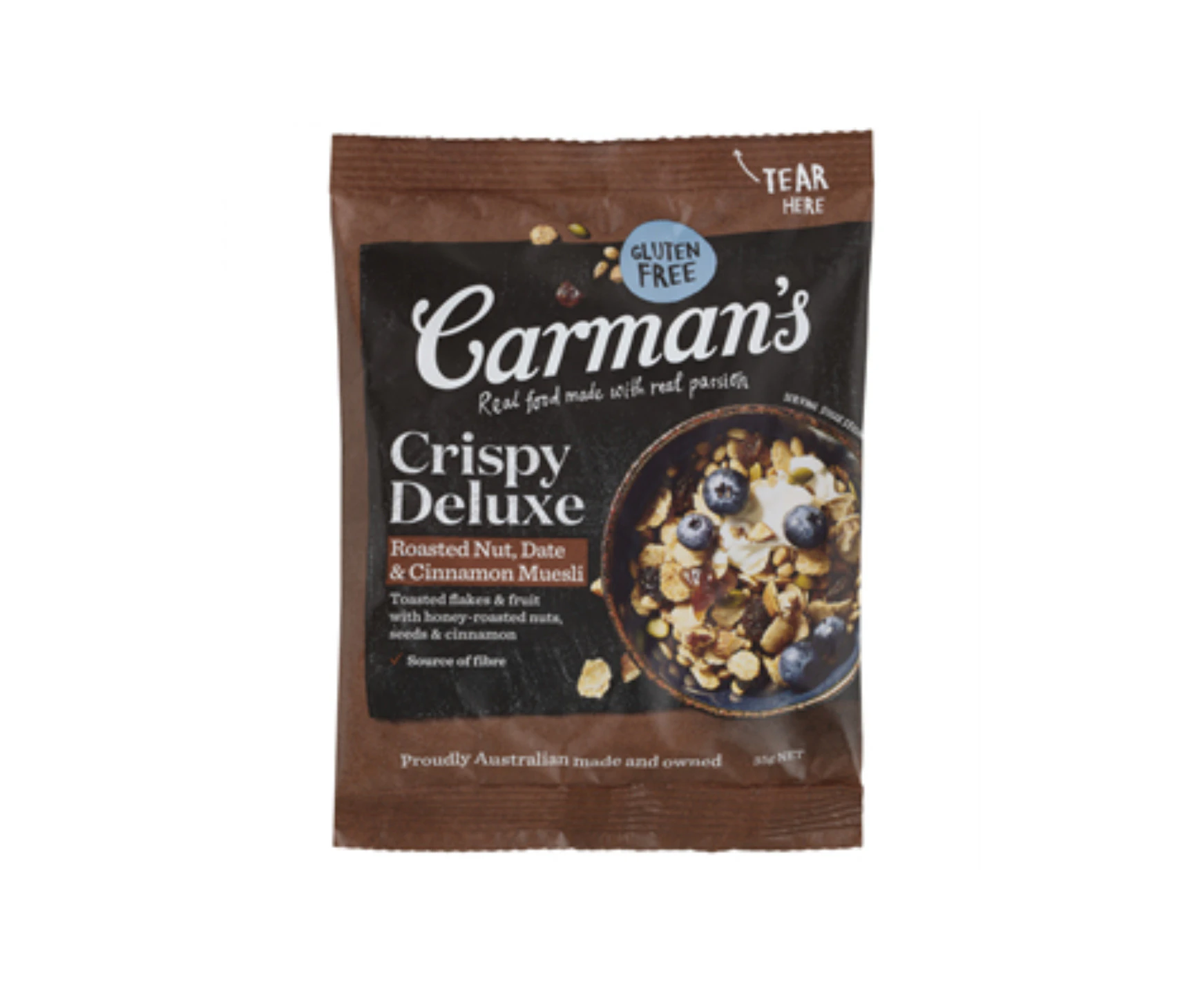 Carmans Muesli Crispy Deluxe Gluten Free 35g x 50