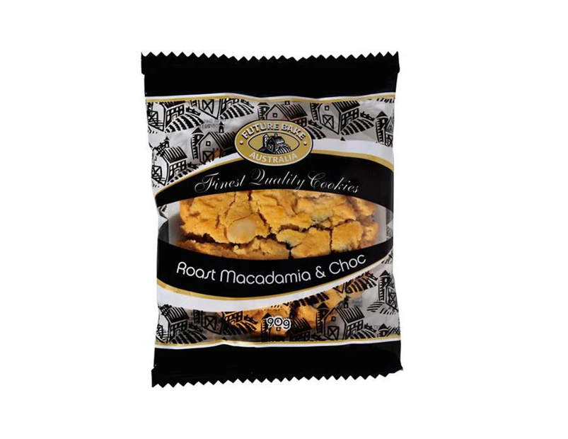 Future Bake Roasted Macadamia & Chocolate Cookie 90gm x 12