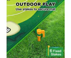 Chipping Golf & Dart Practice Mats Golf Game Training Mat Indoor Outdoor Games for Adults Family Kids Outdoor Play Equipment Stick Chip Golf Set