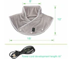 Electric Thermal Neck Heating Pad Heated Neck Shoulder Wrap with Auto Shut Off and 3 Adjustable Temperature