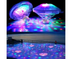 2PCS Floating Pool Lights - LED Color Changing Pool Lights with 8 Modes Swimming Pool Lights - Battery Powered IP67 Waterproof Underwater Lights