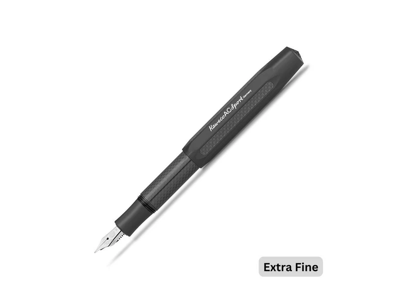 Kaweco AC SPORT Carbon Fountain Pen Black - Extra Fine