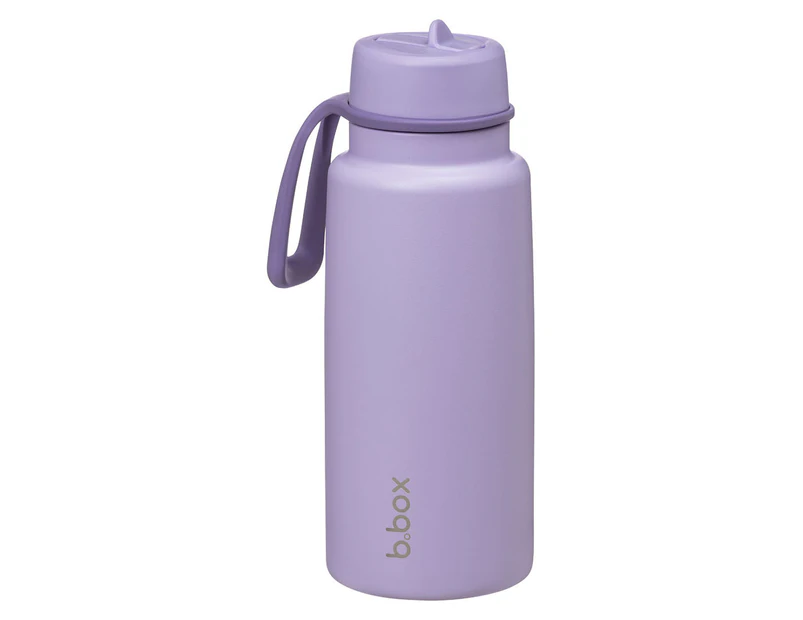 b.box 1L Flip Top Insulated Drink Bottle - Lilac Love