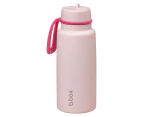 b.box 1L Flip Top Insulated Drink Bottle - Pink Paradise