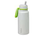b.box 1L Flip Top Insulated Drink Bottle - Lime Time