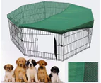 YES4PETS 30' Dog Pet Playpen Exercise Puppy Enclosure Fence with cover