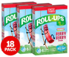 3 x Uncle Tobys Rainbow Roll-Ups Berry Berry 6pk