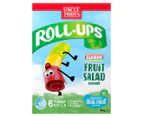 3 x Uncle Tobys Roll-Ups Rainbow Fruit Salad 6pk