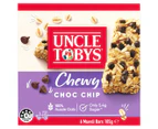 3 x 6pk Uncle Tobys Chewy Muesli Bars Choc Chip 185g