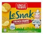 3 x 6pk Uncle Tobys Le Snak French Onion Dip & Crackers 132g
