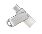 SanDisk Ultra LUXE TypeC Dual drive 64GB USB Type-C USB3.1 Flash Drive for standard Type A USB and Type C [SDDDC4-064G-G46]