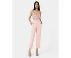 Forcast Women's Renee Slim Leg Pants - Pastel Pink