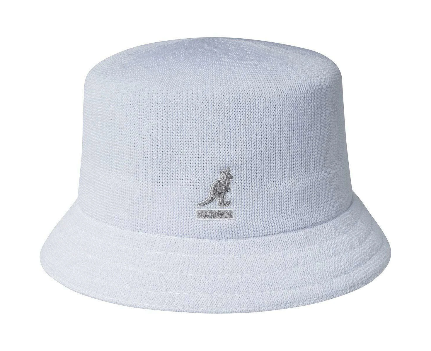 Kangol Tropic Bin Bucket Hat Summer Camping Fishing Beach Cap - White