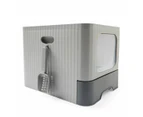 Cat Litter Box Dual Entry - Anko - Grey