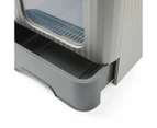 Cat Litter Box Dual Entry - Anko - Grey