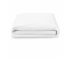 Waterproof Fitted Mattress Protector, King Single Bed - Anko - White