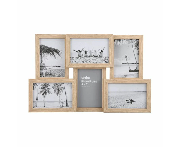 Collage Cluster Photo Frame, 4" x 6" - Anko