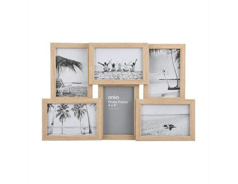 Collage Cluster Photo Frame, 4" x 6" - Anko