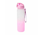 Daily Intake Drink Bottle, 1L  - Anko - Pink