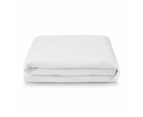 Waterproof Fitted Mattress Protector, Double Bed - Anko - White