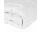 High Loft Mattress Topper, Single Bed, White - Anko