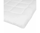 High Loft Mattress Topper, Single Bed, White - Anko