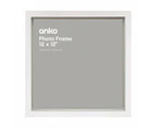 Shadow Box Frame, 12" x 12", White - Anko - White