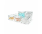 Organisers with Lids Set of 6 - Anko