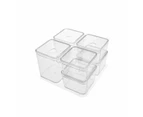 Organisers with Lids Set of 6 - Anko