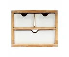 3 Drawer Bamboo Storage Unit  - Anko