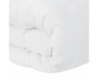 Strapped Airflow Mattress Topper, King Bed - Anko - White