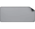 Logitech Desk Keyboard Mouse Pad Mat Anti Slip Mid Grey