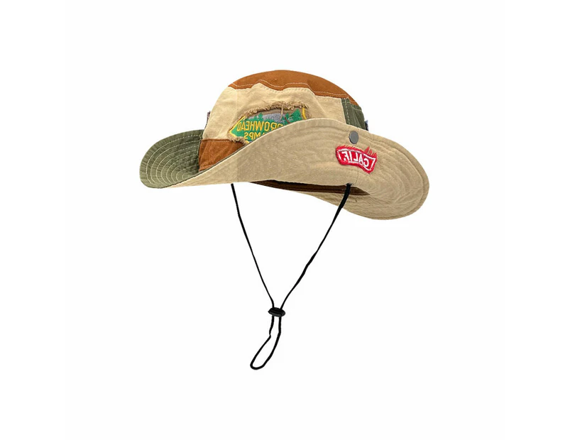 Unisex Cute Bucket Hats Wide Brim Summer Travel Packable Cotton Bucket  Beach Sun Hat