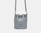 Marc Jacobs The Leather Mini Bucket Bag - Wolf Grey