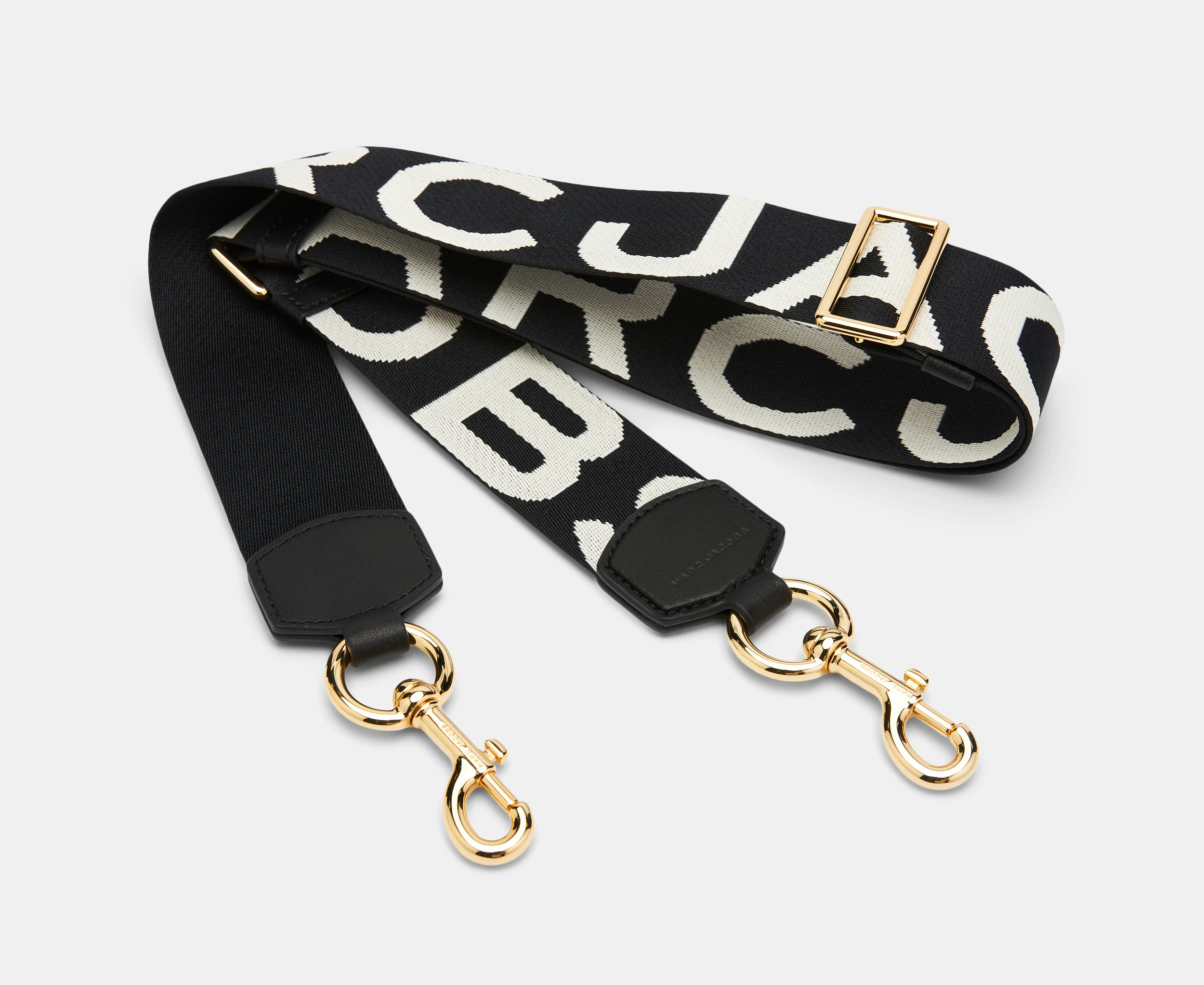 Marc Jacobs The Logo Strap - Black/White