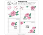 Waffle Flower Die & Stamp Combo Stitched Roses