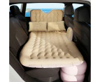 Weisshorn Car Mattress 176x80 Inflatable SUV Back Seat Camping Bed Beige