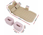 Weisshorn Car Mattress 176x80 Inflatable SUV Back Seat Camping Bed Beige