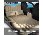 Weisshorn Car Mattress 176x80 Inflatable SUV Back Seat Camping Bed Beige