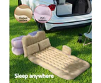 Weisshorn Car Mattress 176x80 Inflatable SUV Back Seat Camping Bed Beige