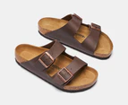 Birkenstock Unisex Arizona Regular Fit Sandals - Dark Brown
