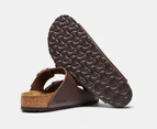 Birkenstock Unisex Arizona Regular Fit Sandals - Dark Brown