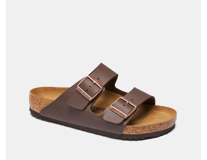 Dark Brown Textured Premium Vegan Leather Sandal for Men