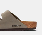 Birkenstock Unisex Arizona Regular Fit Sandals - Stone
