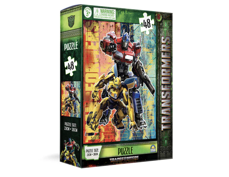 48pc Crown Transformers 7 Movie Boxed Kids/Children's Jigsaw Puzzle 3y+ 23x26cm