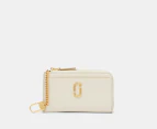 Marc Jacobs The J Marc Top Zip Multi Wallet - Cloud White